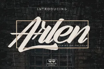 Arlen Script font