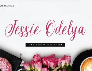 Jessie Odelya Script font