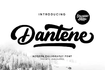 Dantene font