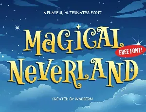 Magical Neverland font