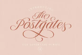 The Postgates font