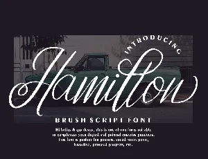 Hamillon font