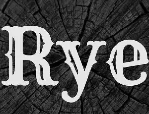 Rye font