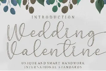 Wedding Valentine font