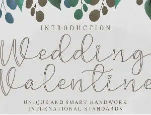 Wedding Valentine font