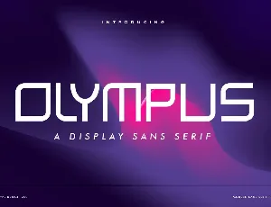 Olympus font