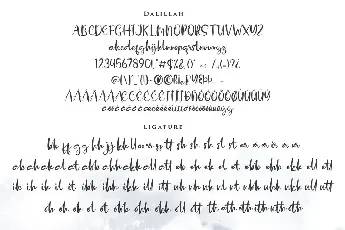 Dalillah font