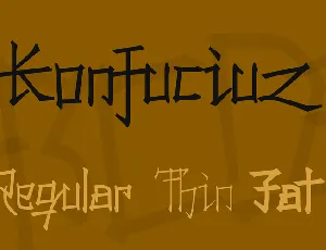 Konfuciuz font