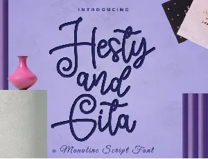 Hesty and Gita font