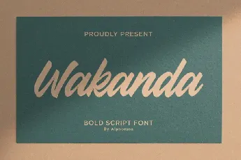 Wakanda font