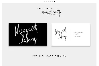 Tosca Beauty Script font