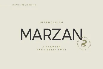 Marzan font