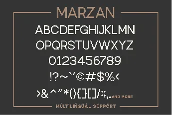 Marzan font