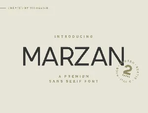 Marzan font