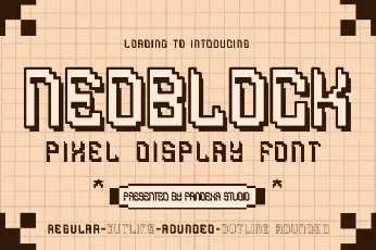 Neoblock font