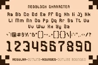 Neoblock font