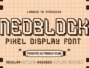 Neoblock font