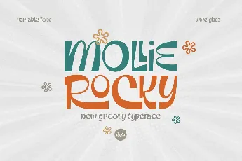 Mollie Rocky DEMO font