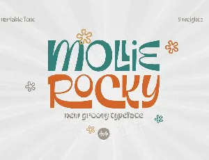 Mollie Rocky DEMO font