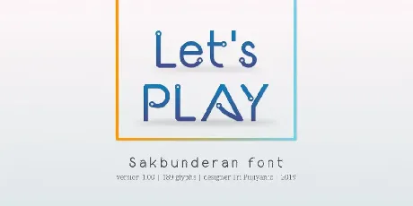 Sakbunderan font