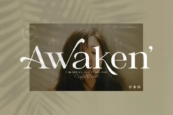 Awaken font