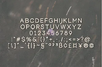 Scarleft font