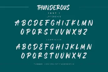 Thunderous font