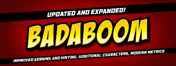 BadaBoom BB font