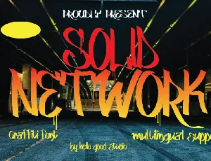 Solid Network font