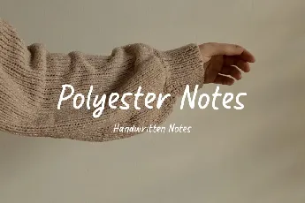 Polyester Notes font