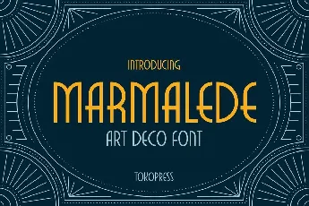 Marmalede font