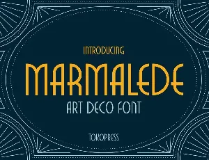 Marmalede font