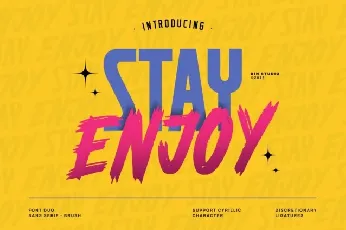 Stay Enjoy font