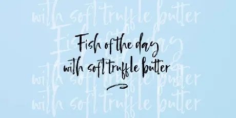 Angler Fish Brush font