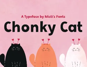 Chonky Cat font