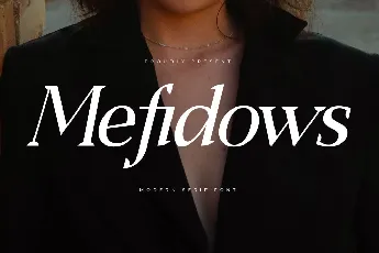 Mefidows DEMO VERSION font