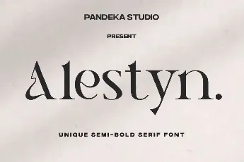 Alestyn DEMO font