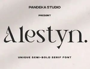 Alestyn DEMO font