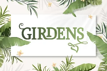 Girdens Decorative Serif font