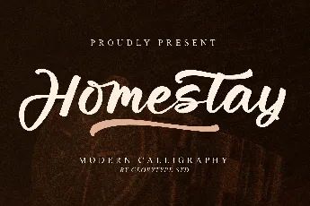 Homestay font