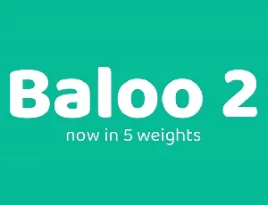 Baloo 2 Family font