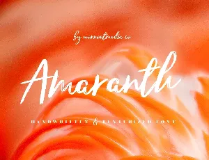 Amaranth Free font