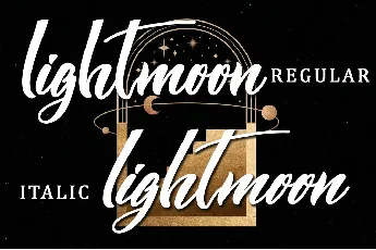 Lightmoon - Personal Use font