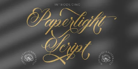 Paperlight Script font