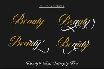 Paperlight Script font