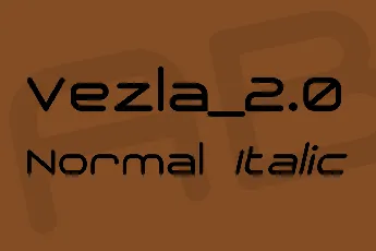 Vezla_2.0 font