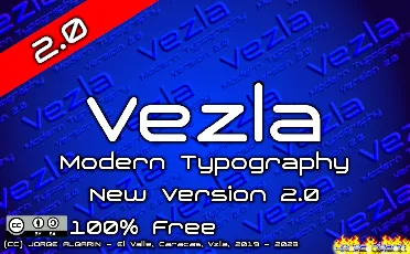 Vezla_2.0 font