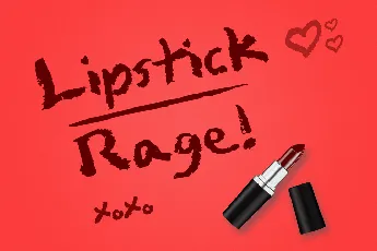 Lipstick Rage font