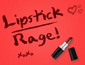 Lipstick Rage font