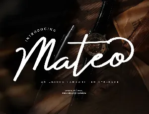 Mateo font